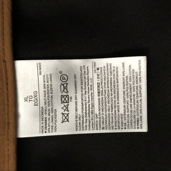 Long tan/brown trench coat from the Gap - Picture 5 of 5